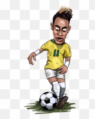 Player Football Ball Brazilian - Neymar Clipart Emoji,Brazilian Gymnast Emotions