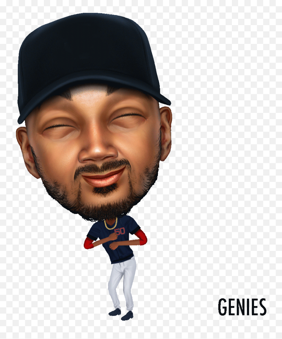 Watch Mookie Betts Or His Avatar At Least Dance As Part - Happy Emoji,Chipper Jones Emotion Rookie Card