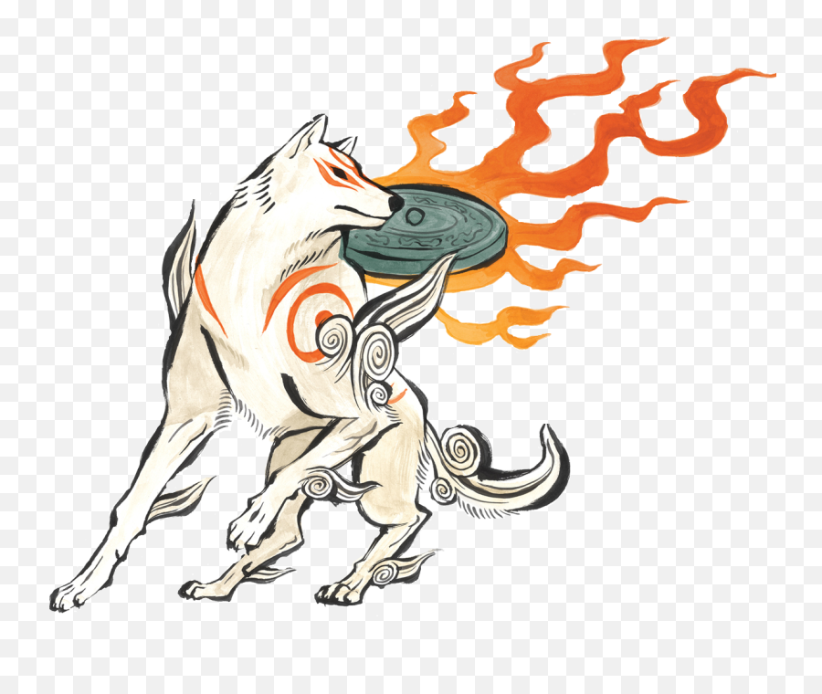 Granted Sheu0027s Not Really A Dog Or A Wolf And More - Okami Okami Amaterasu Pfp Emoji,Growling Puppy Emoji