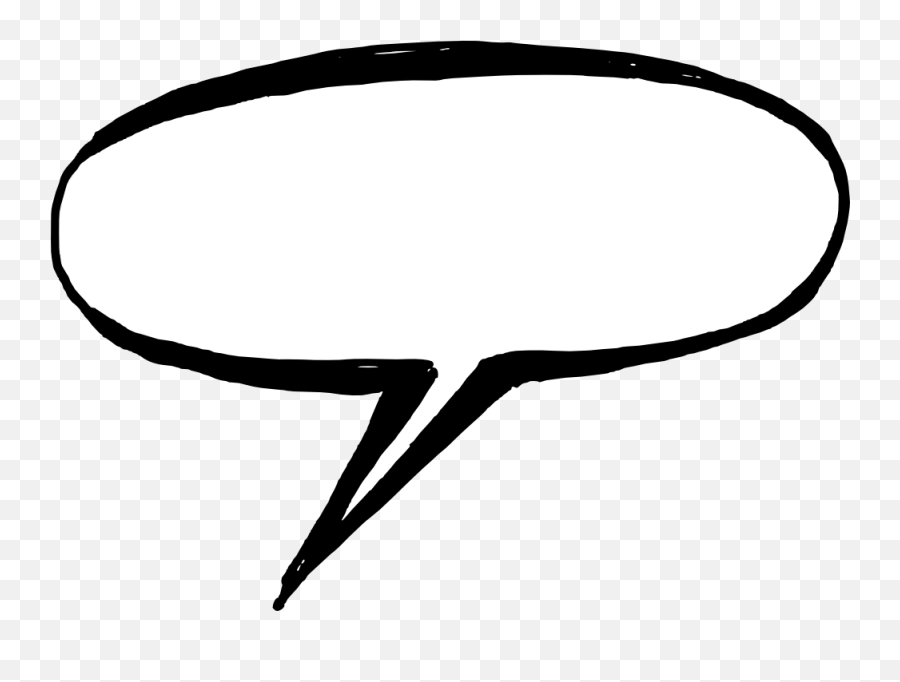 50 Hand Drawn Comic Speech Bubbles - Speech Balloon Drawing Png Emoji,Emoticons With Talking Bubbles
