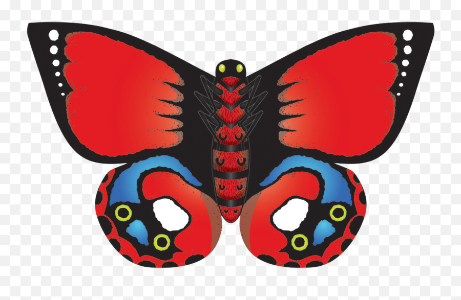 32 Indian Red Butterfly Kite Emoji,2 Blue Butterfly Emojis