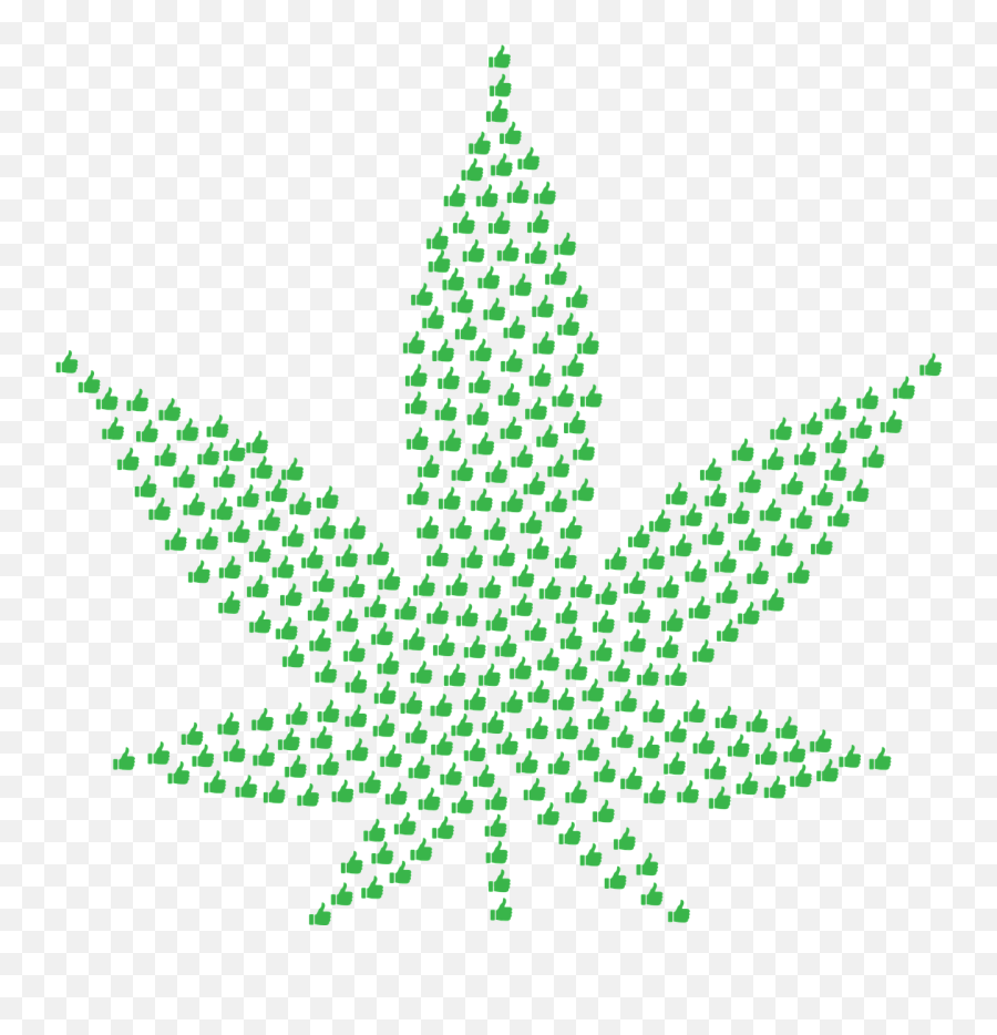 Marijuana Thumbs Up Leaf - Free Vector Graphic On Pixabay Emoji,Weed Emoji Icons