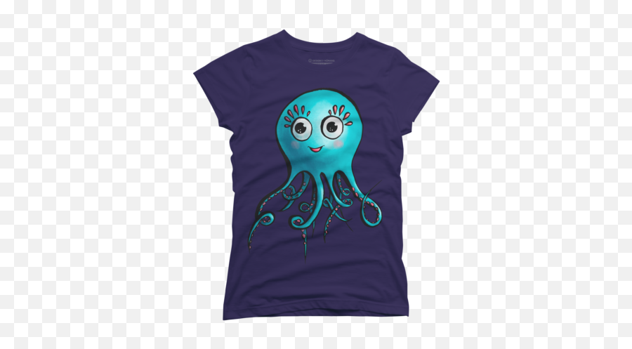 Funny Womenu0027s T - Shirts Design By Humans Page 30 Emoji,Turtle And Octopus Emojis