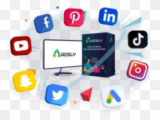 Facebook Image Ad Maker Creator Software Tool - Adsly Review Emoji,Heart Emojis Paragraph Copy And Paste