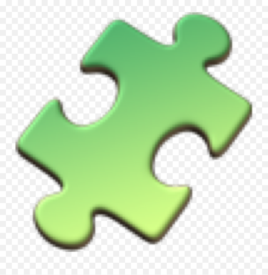 Puzzle Emoji Puzzlepiece Sticker - Horizontal,Jigsaw Emoji