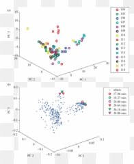 A Scores And B Loadings Plots Showing Markers That Emoji,Shirt Emotions Of Groot