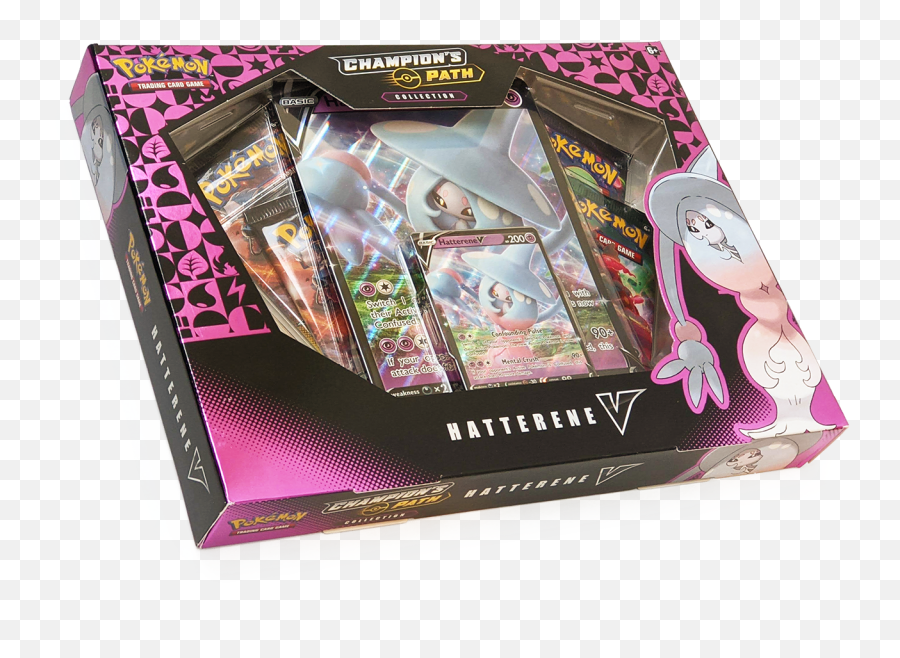 Hatterene V Box Championu0027s Path Collection Pokemon Trading Card Game 80774 Emoji,Pokemon Rate Emotion Deluxe