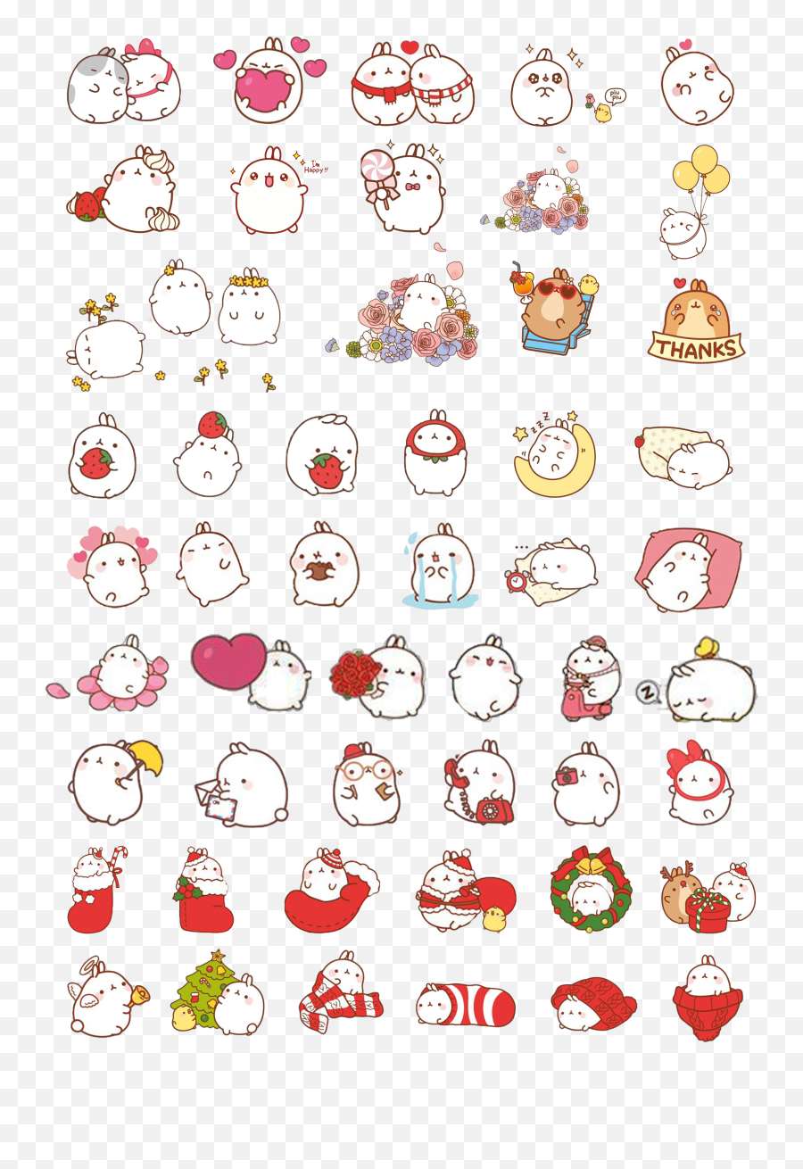 Pin On Doodles Png - Sticker Molang Emoji,Totoro Emoticons