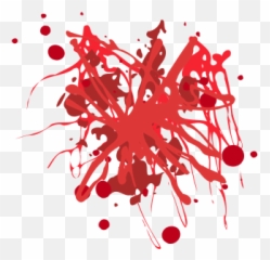Red Blood Splatter Clip Art Image - Clipsafari Emoji,Rainstorm Emoji