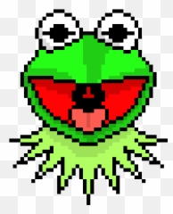 Kermit - Kermit The Frog Easy Pixel Emoji,Kermit Emoticon