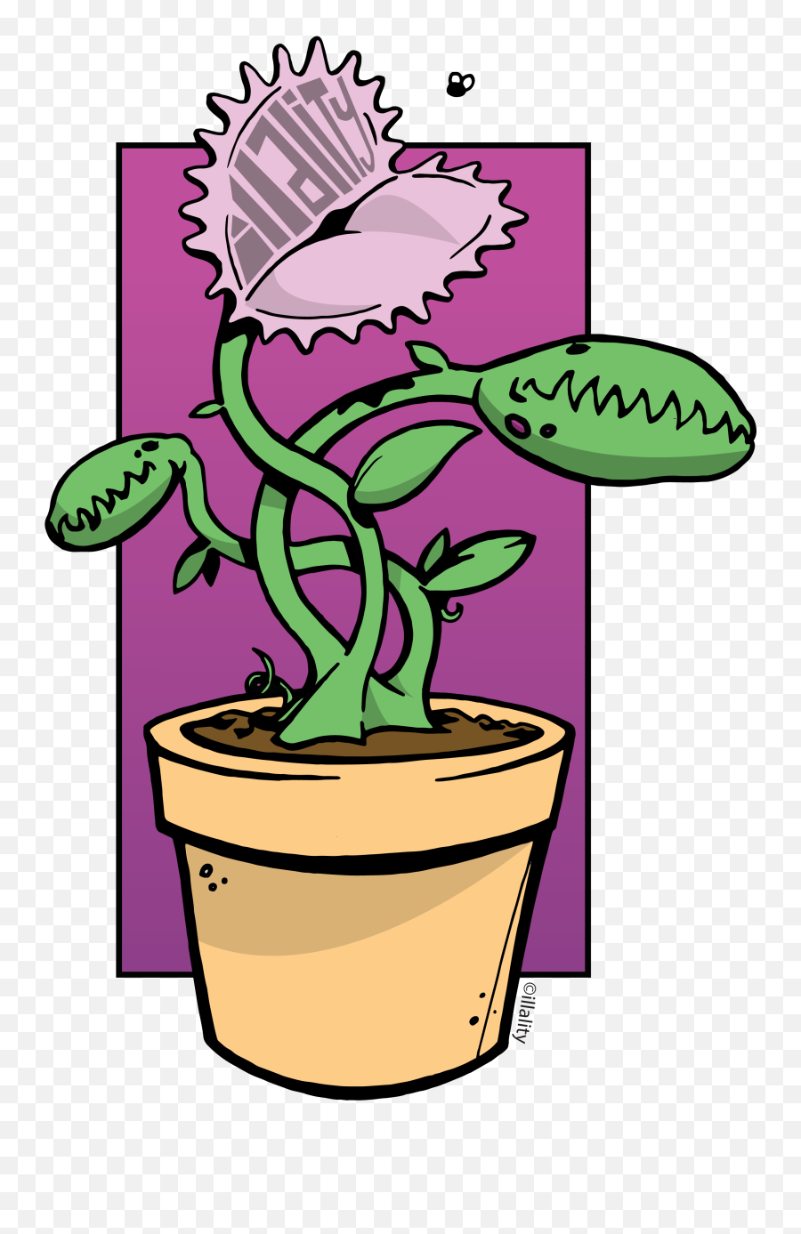 Venus Flytrap Graphic T - Venus Fly Trap Graphics Emoji,Venus Fly Trap Emoji