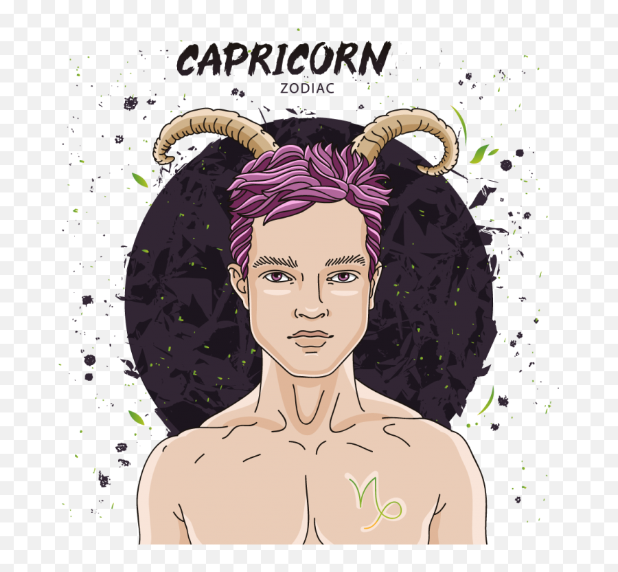 Capricorn Man - Capricorn Male Zodiac Art Emoji,Capricorn Woman Emotions