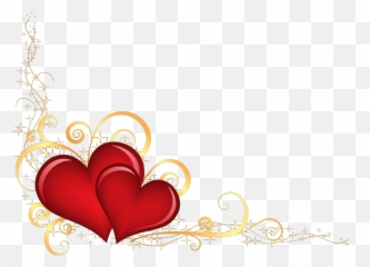 Mq Red Gold Heart Hearts Border Sticker By Marras - Girly Emoji,Heart Emoji Border