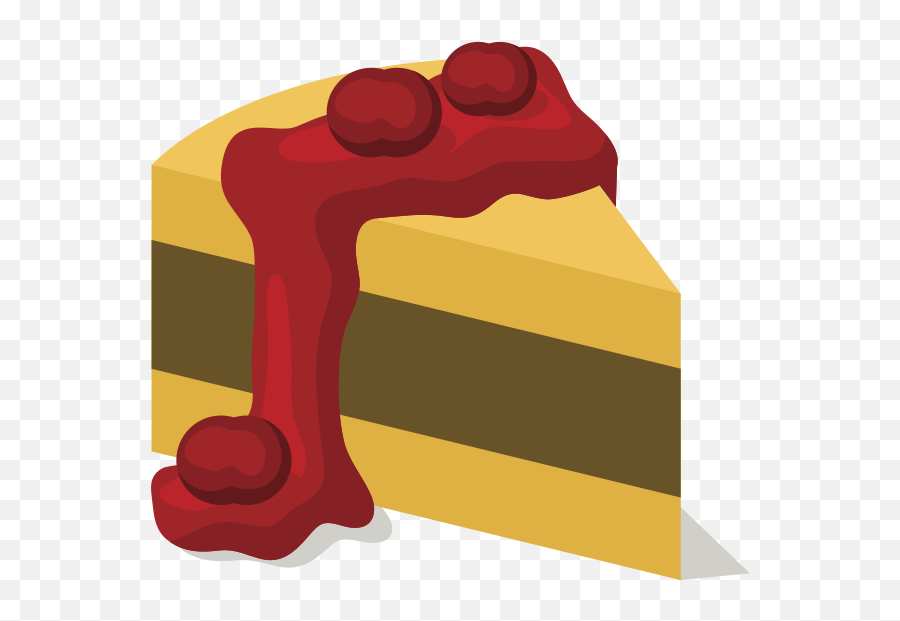 Vector Free - Piece Of Cake On Clip Art Emoji,Slice Of Cake Emoji