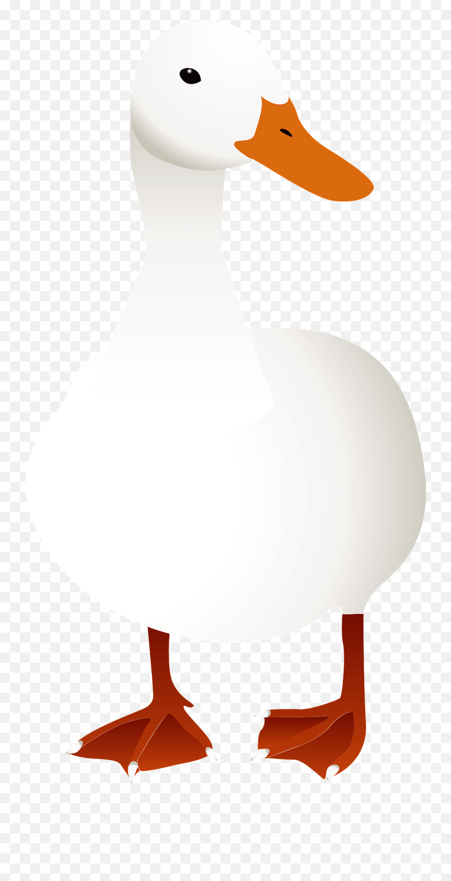 Domestic Duck Clipart - American Pekin Emoji,Canadian Goose Emoji