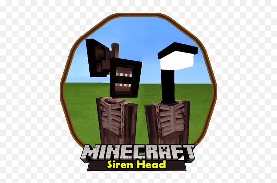 Siren Head Mod Minecraft - Lamp Head Mod Minecraft Emoji,Minecraft Emoji Heads