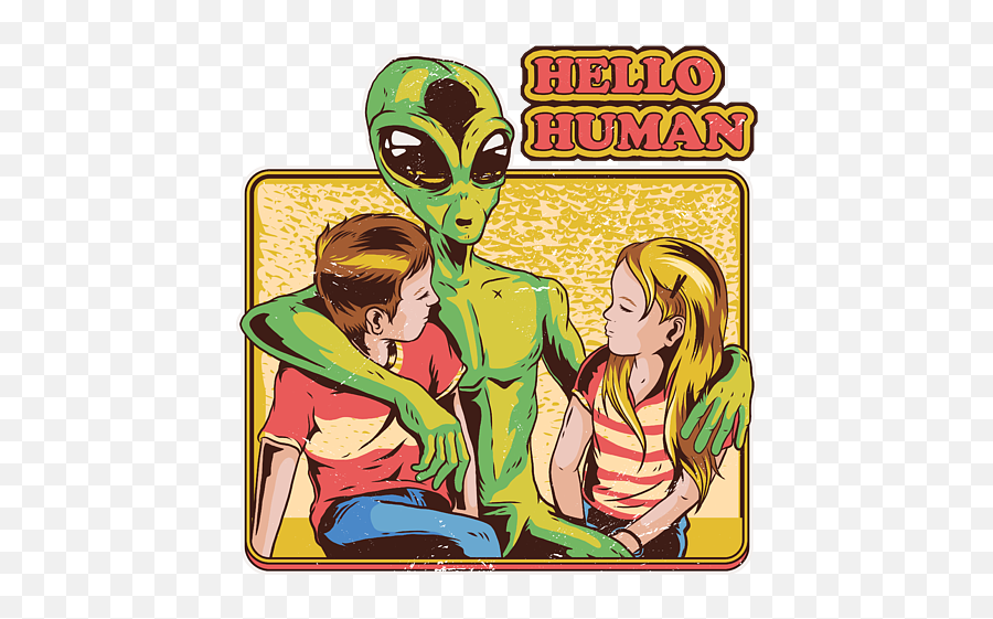 Outerspace Spaceship Scientist Galaxy Planet Ufo Gift Hello Humans Funny Alien Iphone 11 Case - Don T Talk To Stranger Poster Emoji,Alien Emoji Iphone 5s Case