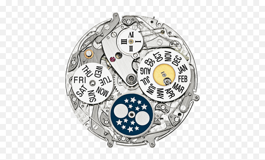 Patek Philippe Grand Complication Menu0027s Platinum 5496p - 001 Watch Movement Png Emoji,100 Emoji, Jewels And Emojis