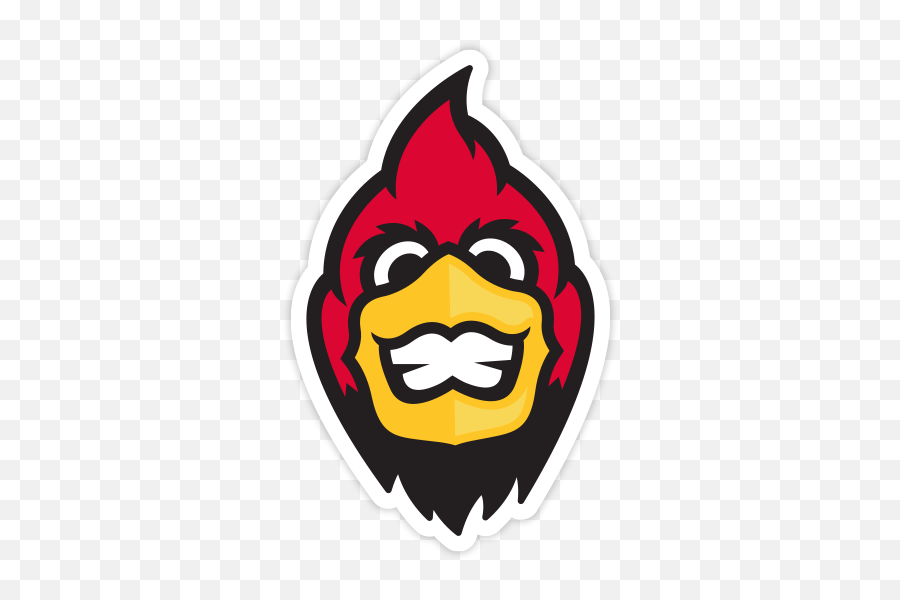 Httpstheshopindycom Daily Httpstheshopindycom - Charlie Cardinal Ball State Emoji,80s Retro Emoticon