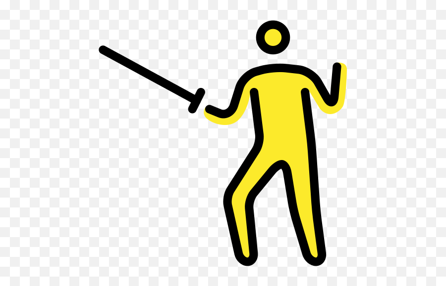 Person Fencing Emoji - Language,Fencing Emoji