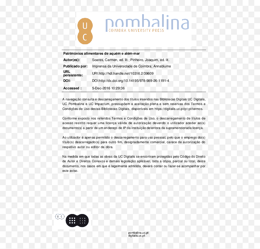 Pdf J Pinheiro U0026 C Soares Coord 2016 Patrimónios - Document Emoji,Browski Music No Emotion