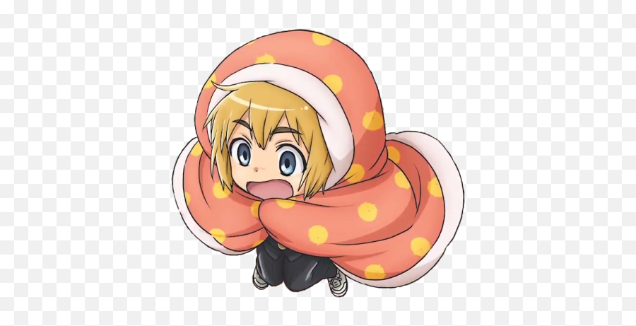 Aot Junior High Eren Mikasa Armin - Armin Chibi Emoji,Levi Emoticon Snk