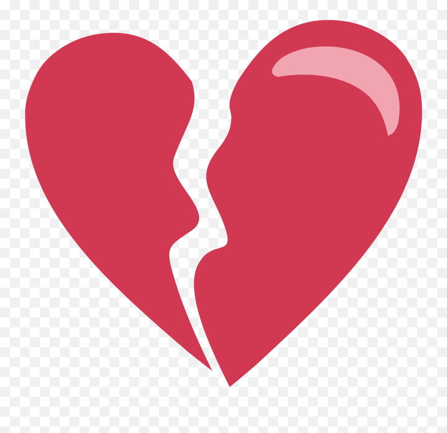 Broken Heart Emoji Clipart Free Download Transparent Png - Emojione Broken Heart,Letter Emoji