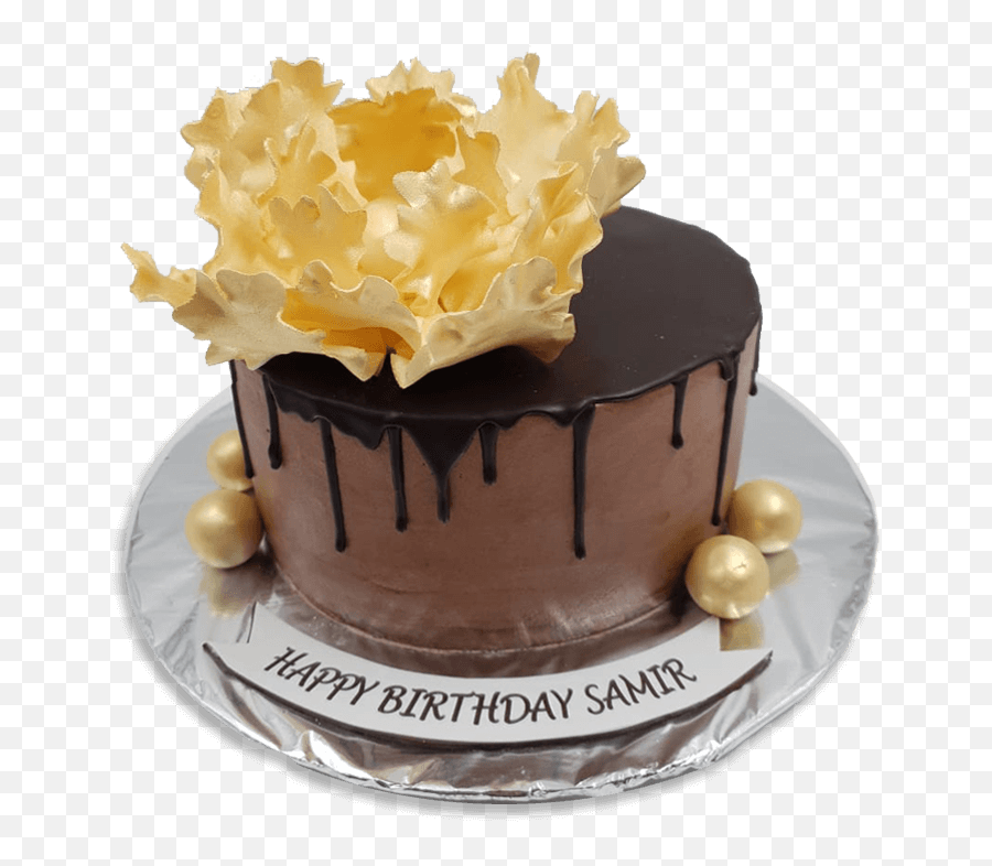 Copper Chocs Home Delivery Bakery - Cake With Chocolate Ball Design Emoji,Small Brithday Cakes Emojis And Prices