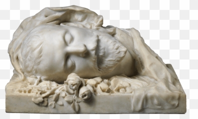 Sculpture - Funerary Portrait Of Jacques Damala Emoji,Ceramics Sculpture To Express Emotion