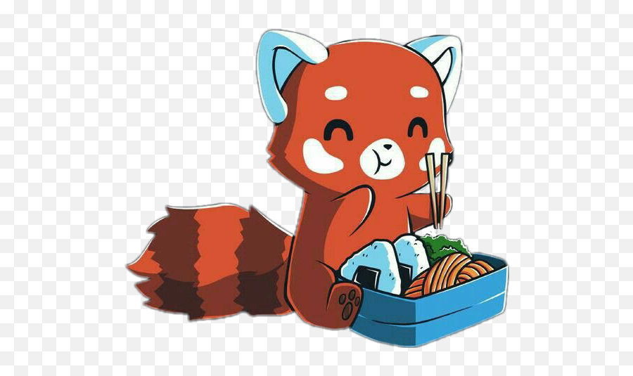 Cute Kawaii Redpanda Sticker - Animal Figure Emoji,Red Panda Emoji