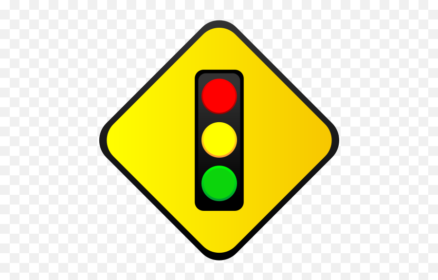 Warning Road Signs - Traffic Light Road Signs Emoji,Traffic Light Warning Sign Emoji