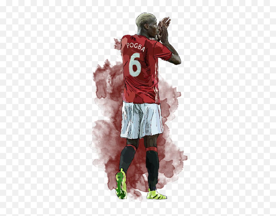 Paul Pogba Greeting Card For Sale By Armaan Sandhu - Paul Pogba Art Emoji,Emoji Like Old Paintings