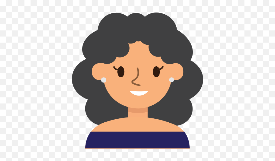 Avatar Face Girl Female Woman Profile Smiley Happy - Feminino Avatar Para Perfil Emoji,Black Female Emoticons