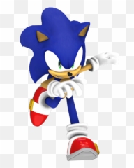Sonic The Hedgehog Sonic 3d Sonic - 3d Modern Sonic Running Png Emoji,Sonic Mail Additional Emoticons