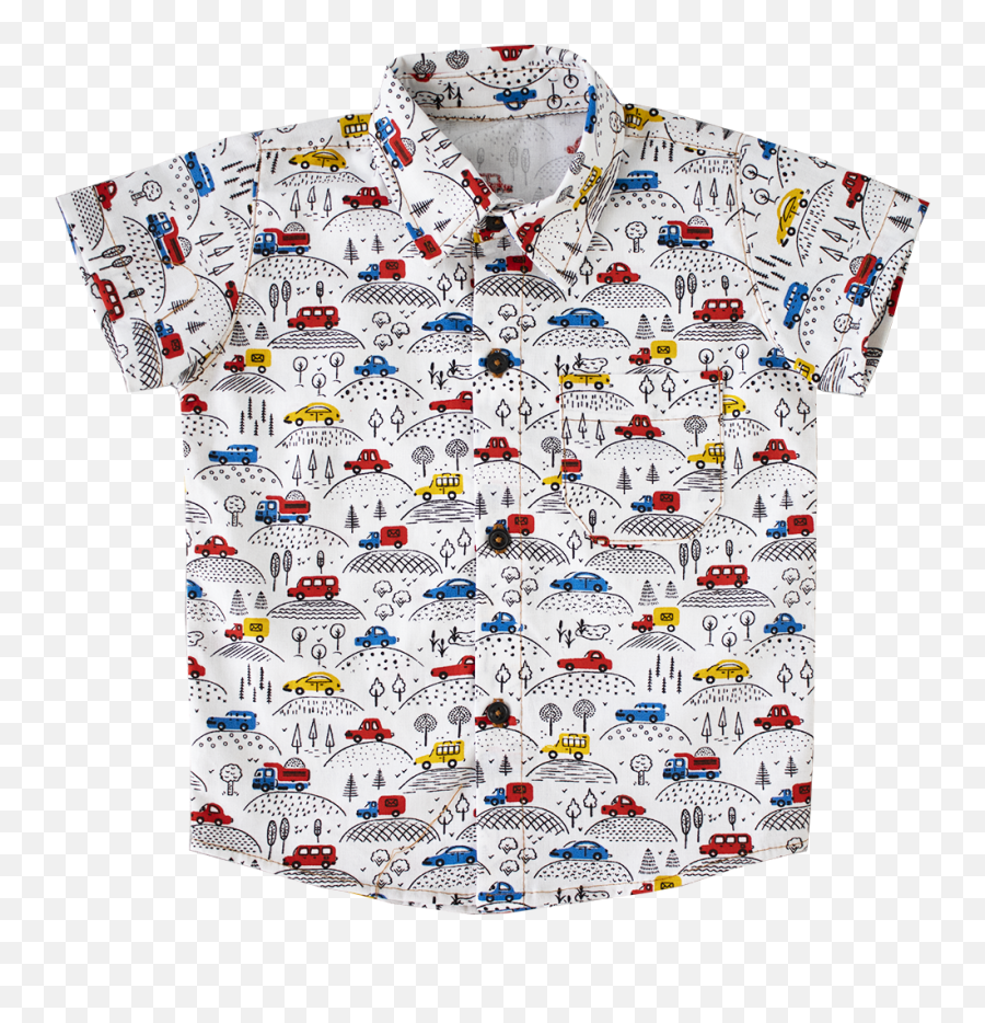 Camisa Infantil Carrinhos - Short Sleeve Emoji,Camisas Emoji