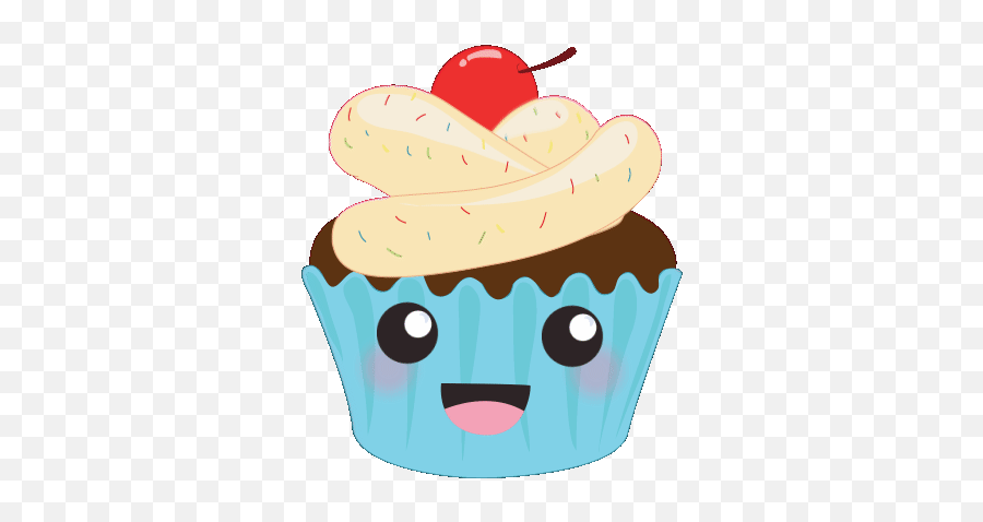Top Cute Eyes Stickers For Android Ios Gfycat Funny Emoji - Cute Animated Cupcake Gif,Funny Emoji