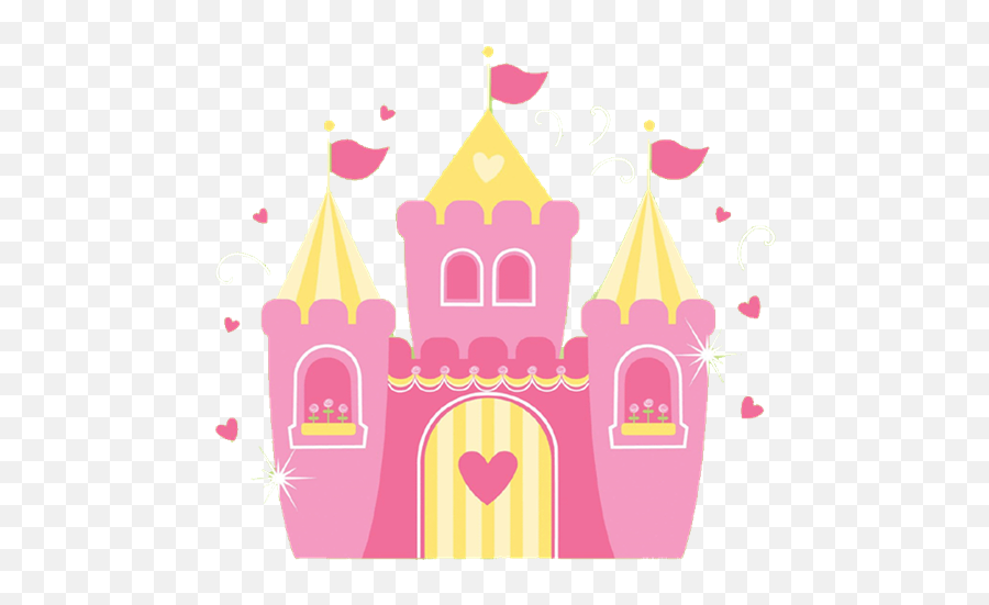 Princess Window Birthday Invitations All Princesses Available - Clipart Princess Castle Png Emoji,Emoji Sleepover Party