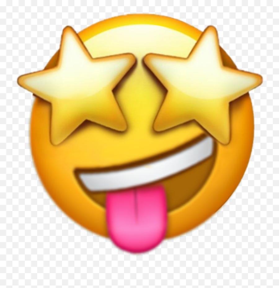 Freetoedit Starface Staremoji Emoji Text Image By Kirbiwil,Star Eyed Emoji