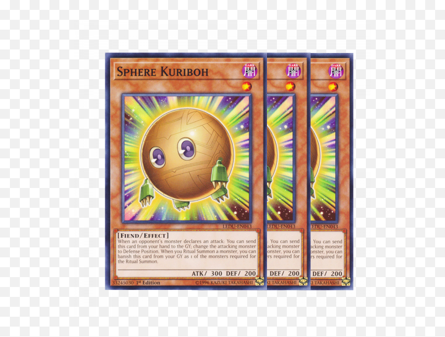 X3 Sphere Kuriboh - Leduen043 Common 1st Edition Sphere Kuriboh Emoji,X3 Emoticon