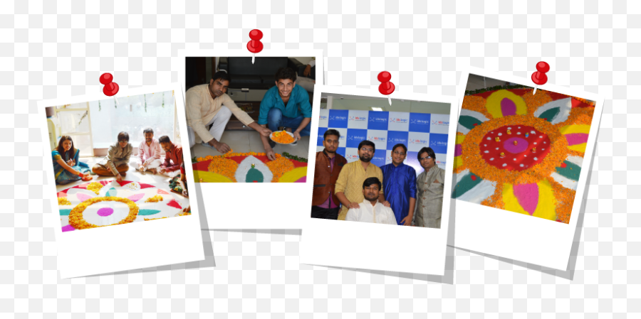 Download Hd Ethnic Wear And Rangoli At Diwali Celebration At - Leisure Emoji,Ethnic Emoji