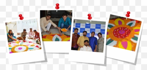 Download Hd Ethnic Wear And Rangoli At Diwali Celebration At - Leisure Emoji,Ethnic Emoji
