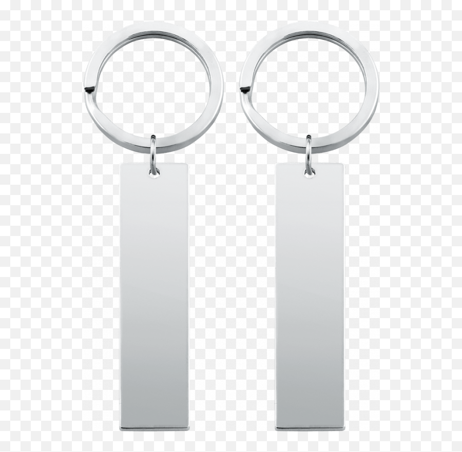 2 Engraved Rectangle Keyrings - Solid Emoji,Emoji Keyrings