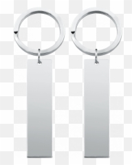 2 Engraved Rectangle Keyrings - Solid Emoji,Emoji Keyrings