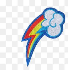 Rainbow Iron On Patch Photosimages U0026 Pictures On Alibaba - My Little Pony Patch Png Emoji,Rosette Emoji
