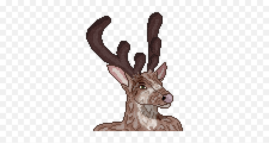 Pixel Art Stuff So Far - Transparent Deer Pixel Art Emoji,Reindeer Emoji Copy And Paste