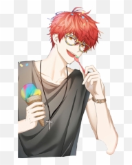 Seven 707 Lucielchoi Luciel Sticker By Xoorci - Pixie Cut Emoji,Seven Mystic Messenger Emoji