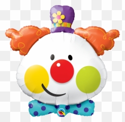 36 Cute Clown Balloon - Foil Balloon Clown Emoji,Cute Clown Emoji