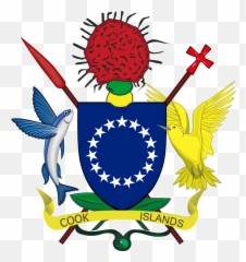 Flag Of Cook Islands Flag Download - Cook Island Coat Of Arms Emoji,Cook Island Flag Emoji