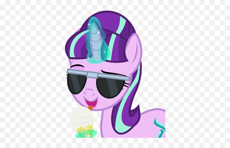 The Smiling Pony Thesmilingpony Twitter - Starlight Glimmer Singlasses Emoji,My Little Pony Flurry Of Emotions