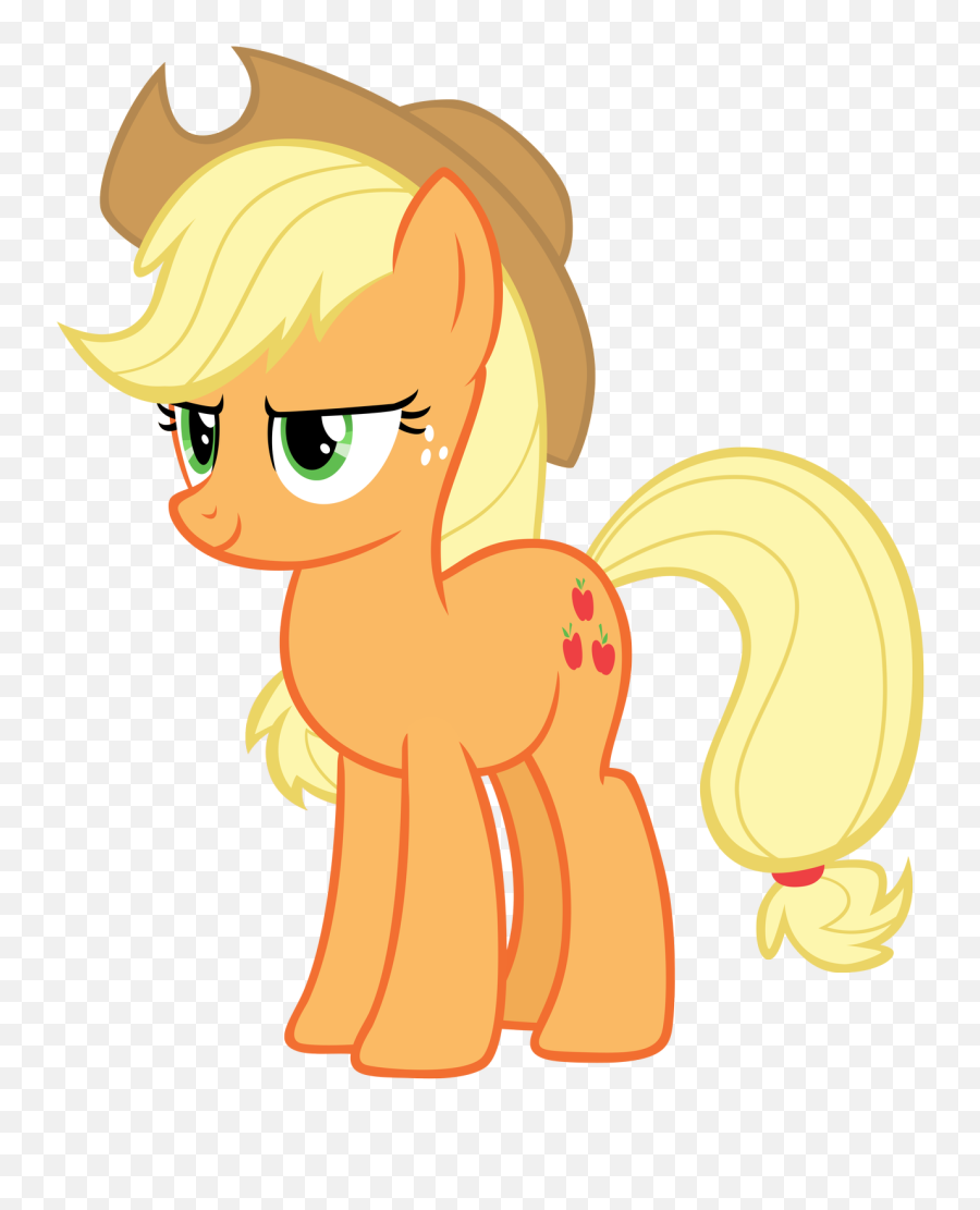 Discover Trending Pony Stickers Picsart - Applejack Vector Emoji,Ponytown Emojis